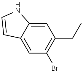 5-Bromo-6-ethyl-1H-indole Structure