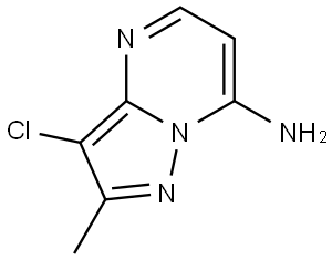 3-chloro-2-methylpyrazolo[1,5-a]pyrimidin-7-amine Structure