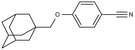 4-(adamantan-1-ylmethoxy)benzonitrile Structure