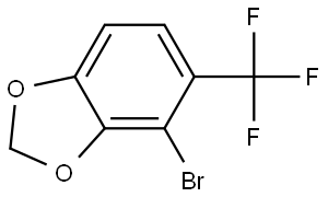 4-Bromo-5-(trifluoromethyl)-1,3-benzodioxole Structure