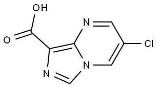 3-chloroimidazo[1,5-a]pyrimidine-8-carboxylic acid Structure