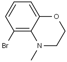 5-bromo-4-methyl-3,4-dihydro-2H-1,4-benzoxazine Structure