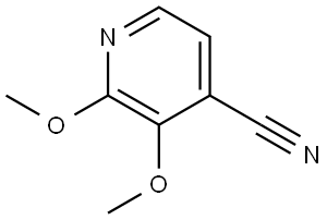 2,3-Dimethoxy-4-pyridinecarbonitrile Structure