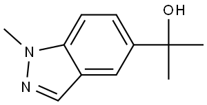 2-(1-methyl-1H-indazol-5-yl)propan-2-ol Structure