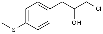 α-(Chloromethyl)-4-(methylthio)benzeneethanol Structure