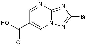 2-bromo-[1,2,4]triazolo[1,5-a]pyrimidine-6-carboxylic acid Structure