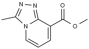 Methyl 3-Methyl-[1,2,4]triazolo[4,3-a]pyridine-8-carboxylate Structure