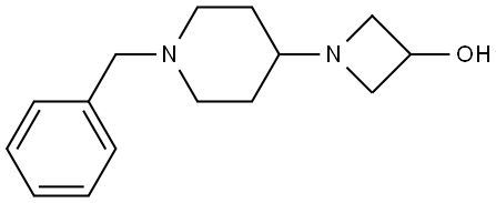 1-(1-benzylpiperidin-4-yl)azetidin-3-ol Structure