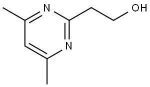 4,6-Dimethyl-2-pyrimidineethanol Structure