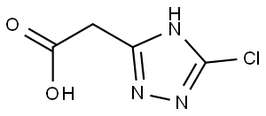 2-(5-chloro-4H-1,2,4-triazol-3-yl)acetic acid 구조식 이미지