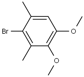 2-Bromo-4,5-dimethoxy-1,3-dimethylbenzene Structure