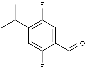 2,5-difluoro-4-isopropylbenzaldehyde Structure