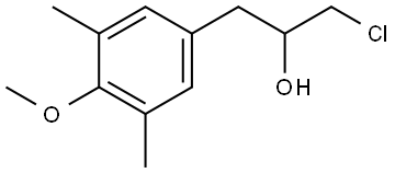 α-(Chloromethyl)-4-methoxy-3,5-dimethylbenzeneethanol Structure