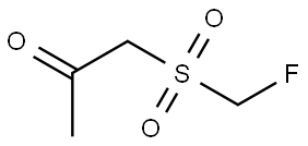 2-Propanone, 1-[(fluoromethyl)sulfonyl]- Structure