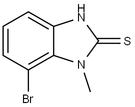 7-Bromo-1-methyl-1,3-dihydro-2H-benzo[d]imidazole-2-thione Structure