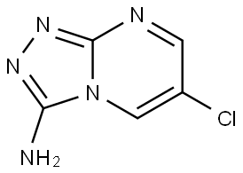 6-chloro-[1,2,4]triazolo[4,3-a]pyrimidin-3-amine Structure