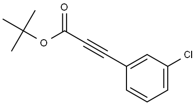 tert-butyl 3-(3-chlorophenyl)propiolate Structure