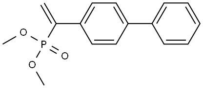 Phosphonic acid, P-(1-[1,1′-biphenyl]-4-ylethenyl)-, dimethyl ester Structure