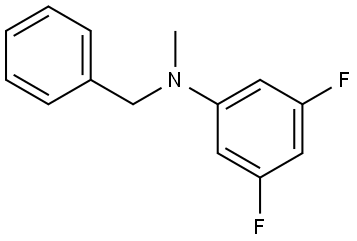 N-Benzyl-3,5-difluoro-N-methylaniline Structure