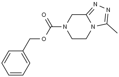 benzyl 3-methyl-5,6-dihydro-[1,2,4]triazolo[4,3-a]pyrazine-7(8H)-carboxylate Structure