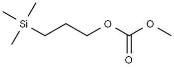 Methyl 3-(trimethylsilyl)propyl carbonate Structure