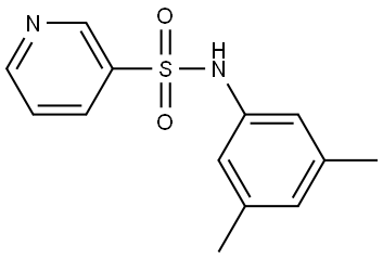 N-(3,5-Dimethylphenyl)-3-pyridinesulfonamide Structure