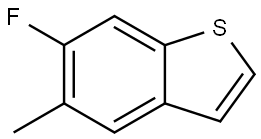 6-fluoro-5-methyl-benzo[b]thiophene Structure