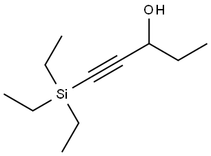 1-(Triethylsilyl)-1-pentyn-3-ol Structure