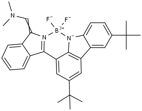 (T-4)-[(1E)-1-[3-[3,6-Bis(1,1-dimethylethyl)-9H-carbazol-1-yl-κN]-1H-isoindol-1-… Structure