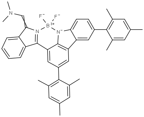 (T-4)-[(1E)-1-[3-[3,6-Bis(2,4,6-trimethylphenyl)-9H-carbazol-1-yl-κN]-1H-isoindo… Structure