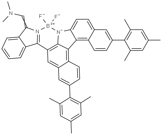 (T-4)-[(1E)-1-[3-[3,11-Bis(2,4,6-trimethylphenyl)-7H-dibenzo[c,g]carbazol-6-yl-κ… Structure