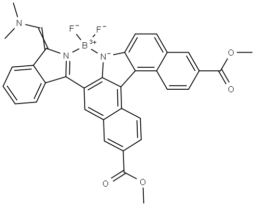 (T-4)-[3,11-Dimethyl 6-[(1E)-1-[(dimethylamino)methylene]-1H-isoindol-3-yl-κN]-7… Structure