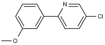 5-Chloro-2-(3-methoxyphenyl)pyridine Structure