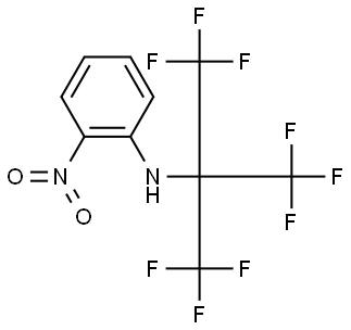 o-nitro-N-perfluoro-tert-butylaniline 구조식 이미지