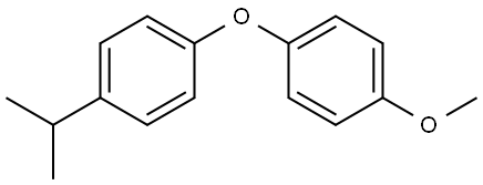 1-Iso-propyl-4-(4-methoxyphenoxy)benzene Structure