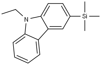 9-ethyl-3-(trimethylsilyl)-9H-carbazole Structure