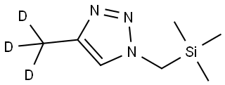 4-(methyl-d3)-1-((trimethylsilyl)methyl)-1H-1,2,3-triazole Structure