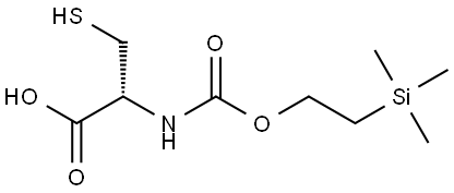 Teoc-L-Cys-OH Structure