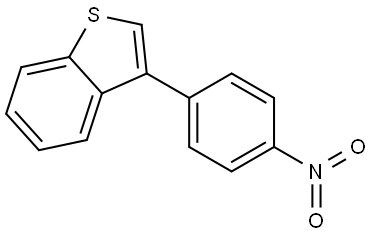 3-(4-Nitrophenyl)benzo[b]thiophene Structure