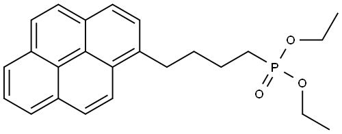 diethyl (4-(pyren-1-yl)butyl)phosphonate Structure