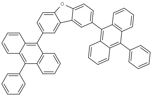 2,8-Bis(10-phenylanthracen-9-yl) Structure