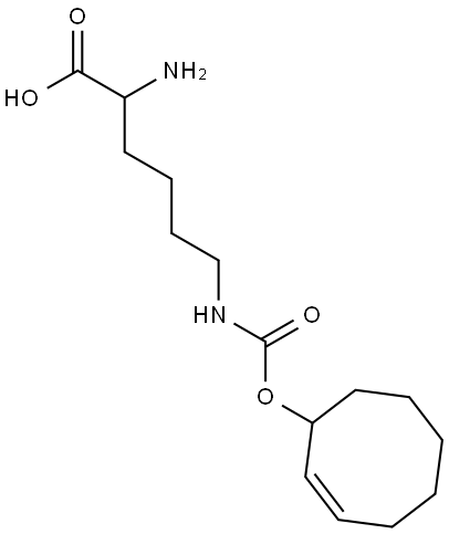 Click Amino Acid / trans-Cyclooct-2-en – L - Lysine (TCO*A) Structure