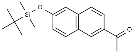 1-(6-((tert-butyldimethylsilyl)oxy)naphthalen-2-yl)ethan-1-one Structure