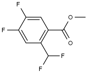 methyl 2-(difluoromethyl)-4,5-difluorobenzoate Structure