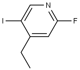 4-Ethyl-2-fluoro-5-iodopyridine Structure