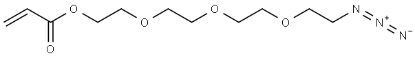 Azido-PEG4-Acrylate Structure