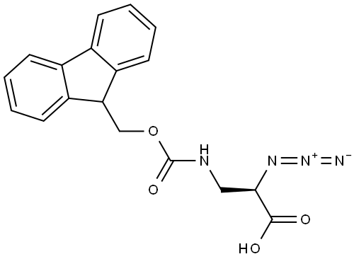 N3-D-Dap(Fmoc) Structure