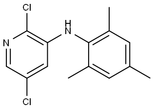 2,5-Dichloro-N-mesitylpyridin-3-amine Structure