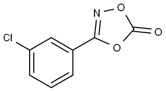 3-(3-Chlorophenyl)-1,4,2-dioxazol-5-one Structure