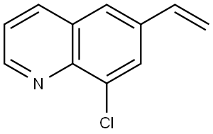 8-Chloro-6-ethenylquinoline Structure